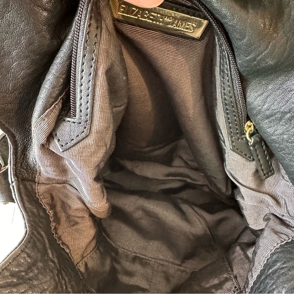 Elizabeth and James Black Leather shoulder Crossbody bag - Picture 8 of 8